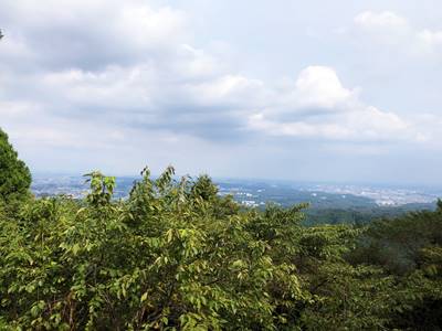 高尾山展望台からの景色