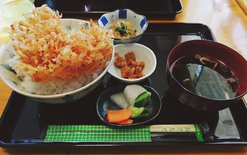 ごはん屋さくら桜えびかき揚げ丼